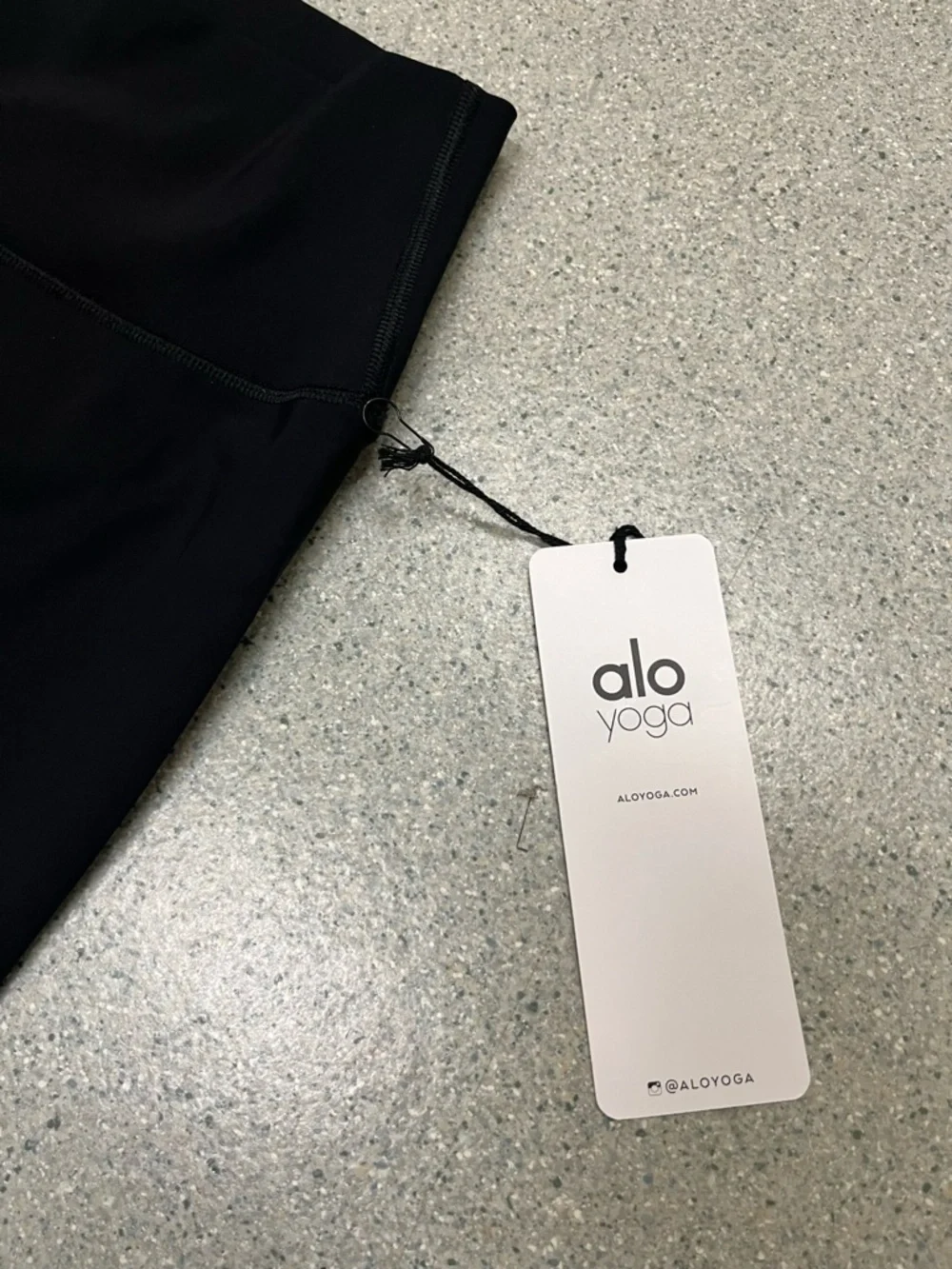 Alo Yoga High Waist Ripped Warrior Leggings Black XS